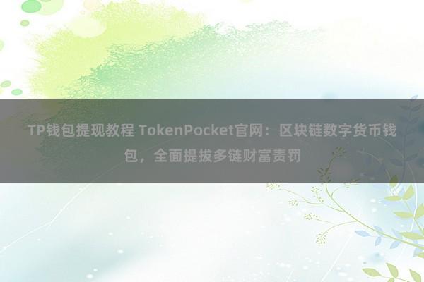 TP钱包提现教程 TokenPocket官网：区块链数字货币钱包，全面提拔多链财富责罚